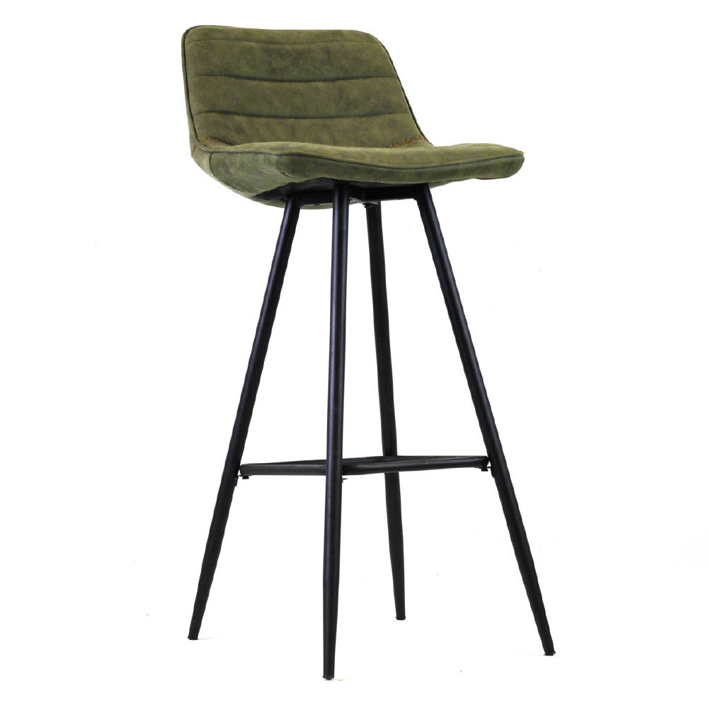 Bar Stool Jordan FavoFurn Green LxBxH 84x54x49 Fabric Nnb