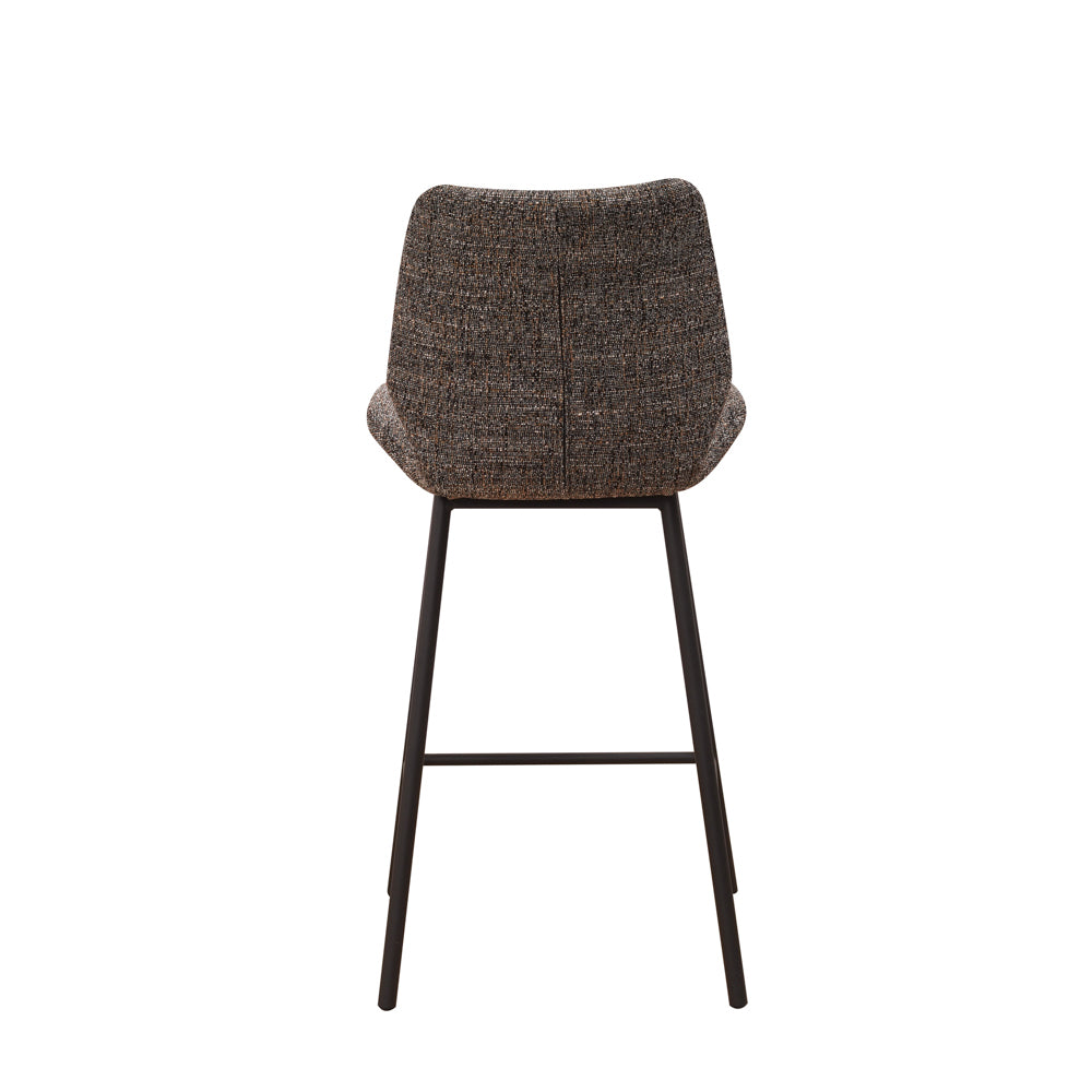 Bar Stool Barron FavoFurn Anthracite LxBxH 82x54x52 Chenille Nnb