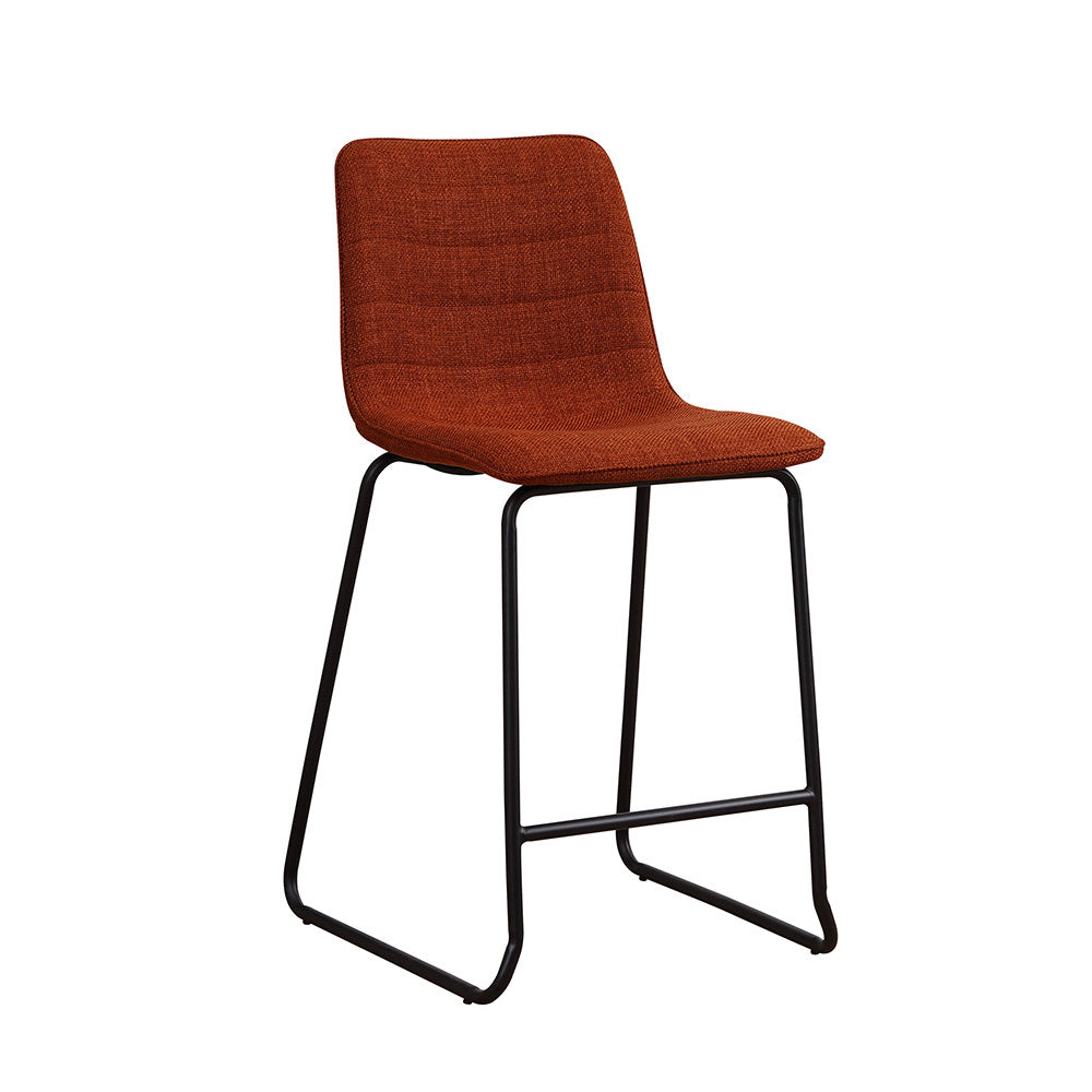 Bar Stool Limmen FavoFurn Cognac LxBxH 68x62x54 Polyester Nnb