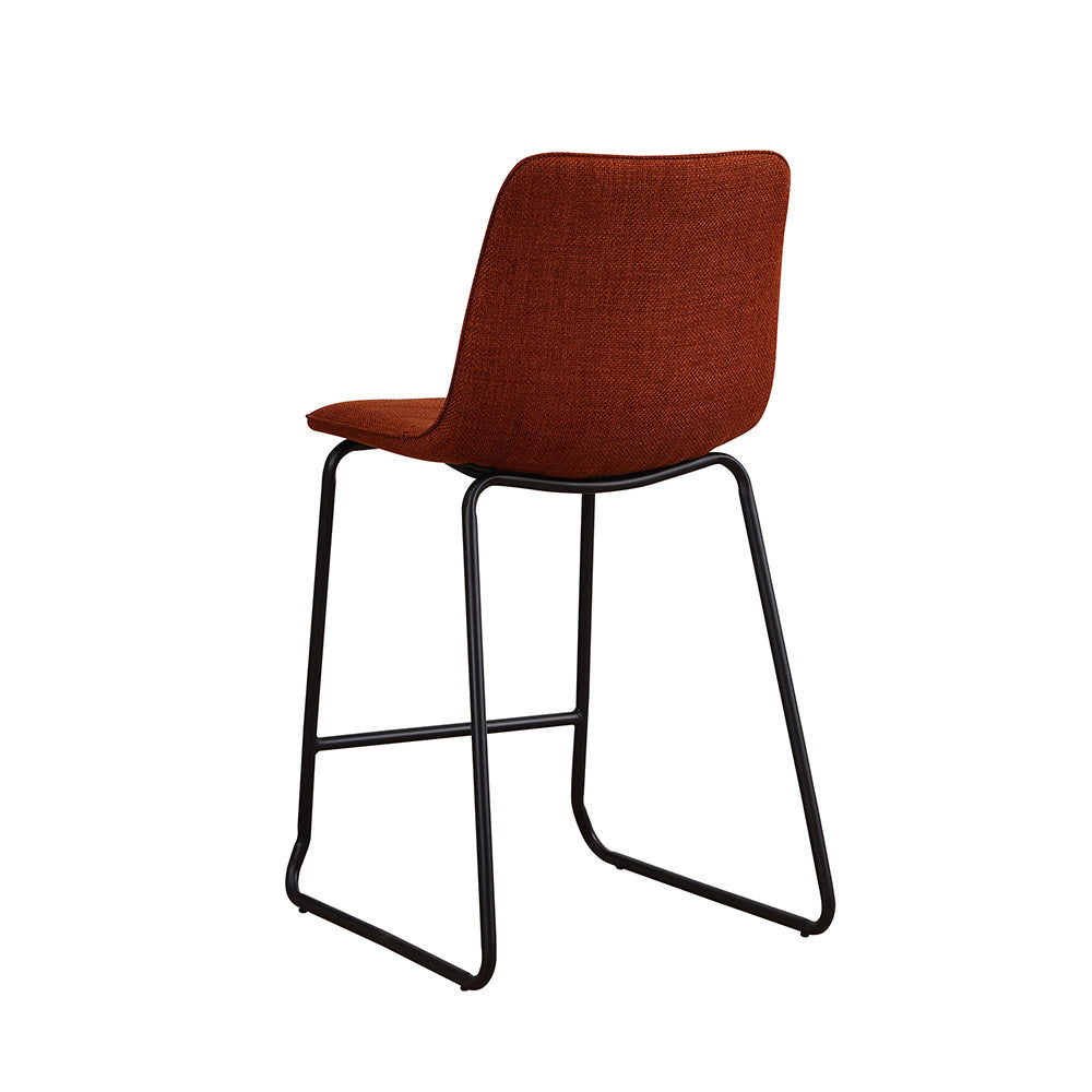 Bar Stool Limmen FavoFurn Cognac LxBxH 68x62x54 Polyester Nnb