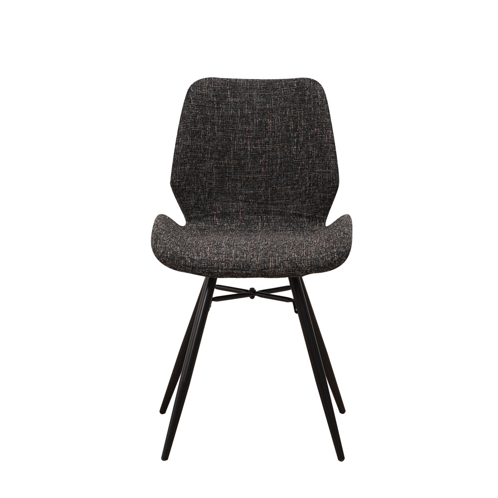 Dining Chair Barron FavoFurn Anthracite LxBxH 72x68x50 Fabric Nnb