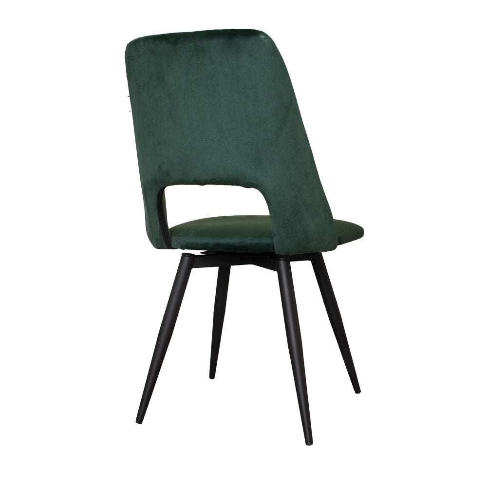 Dining Chair Senn FavoFurn Green LxBxH 66x57x49 Fabric Nnb
