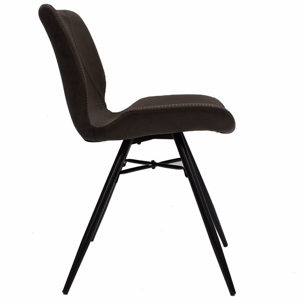 Dining Chair Barron FavoFurn Taupe LxBxH 72x68x50 Artificial leather Nnb