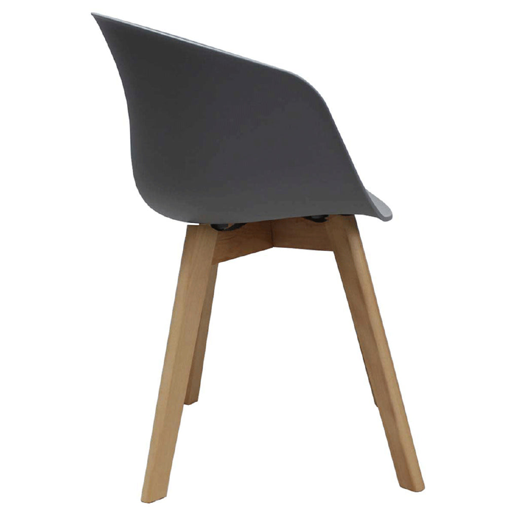 Dining Chair Noan FavoFurn Grey LxBxH 68x60x51 Plastic Nnb