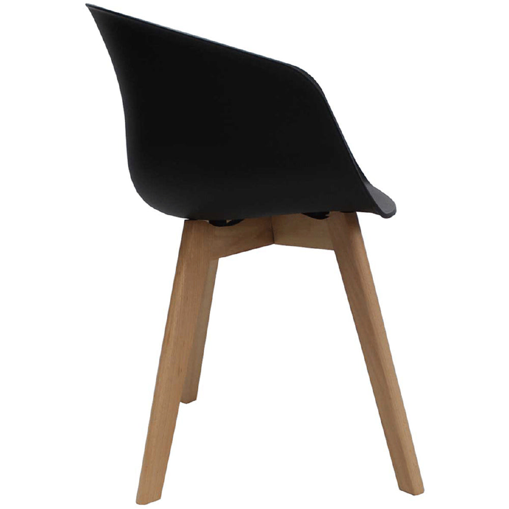 Dining Chair Noan FavoFurn Black LxBxH 68x60x51 Plastic Nnb