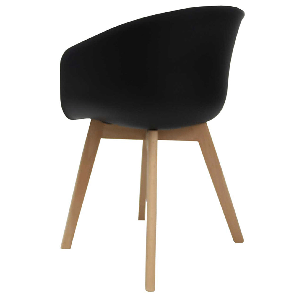 Dining Chair Noan FavoFurn Black LxBxH 68x60x51 Plastic Nnb