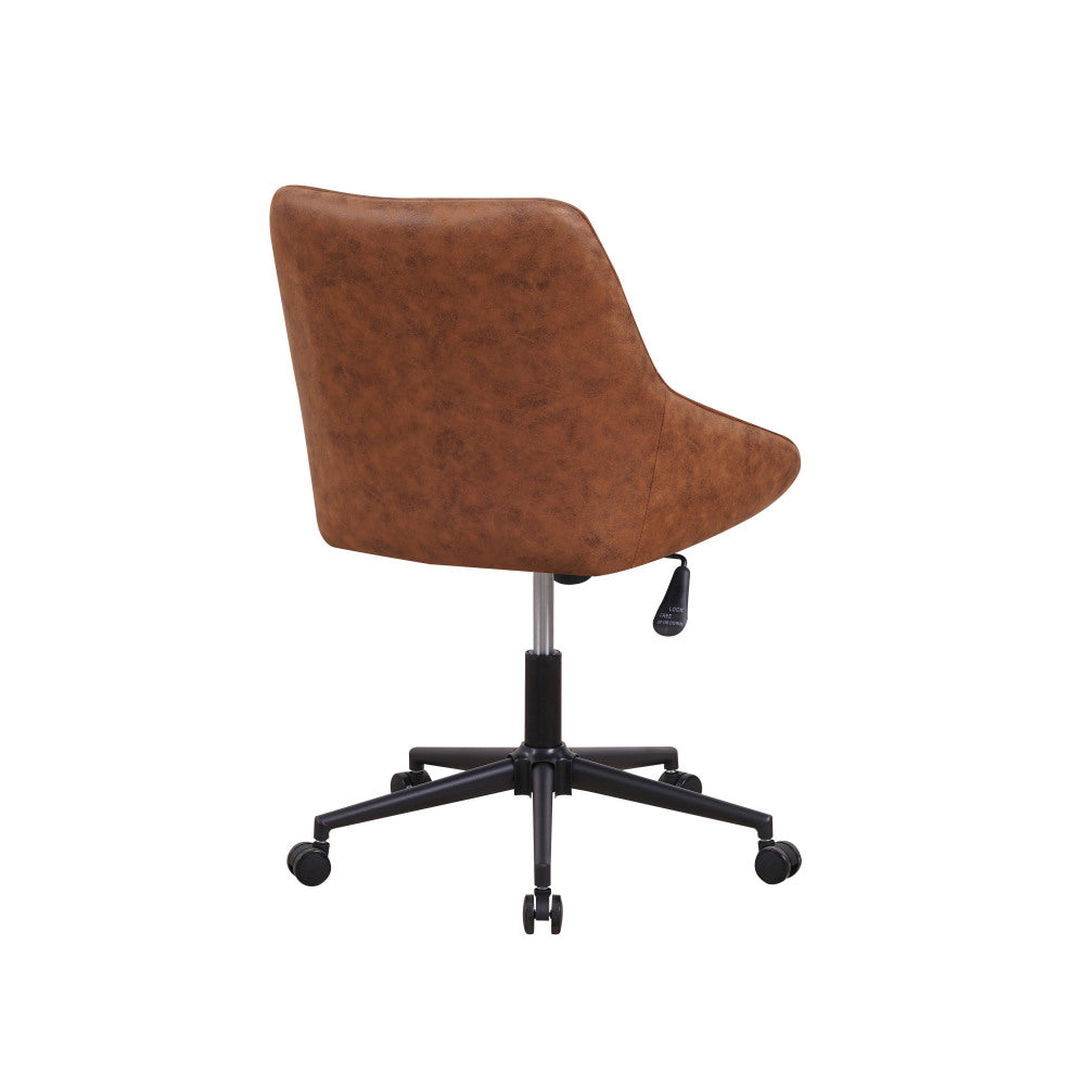Office Chair Kayne FavoFurn Cognac LxBxH 75x61x52 Fabric Nnb