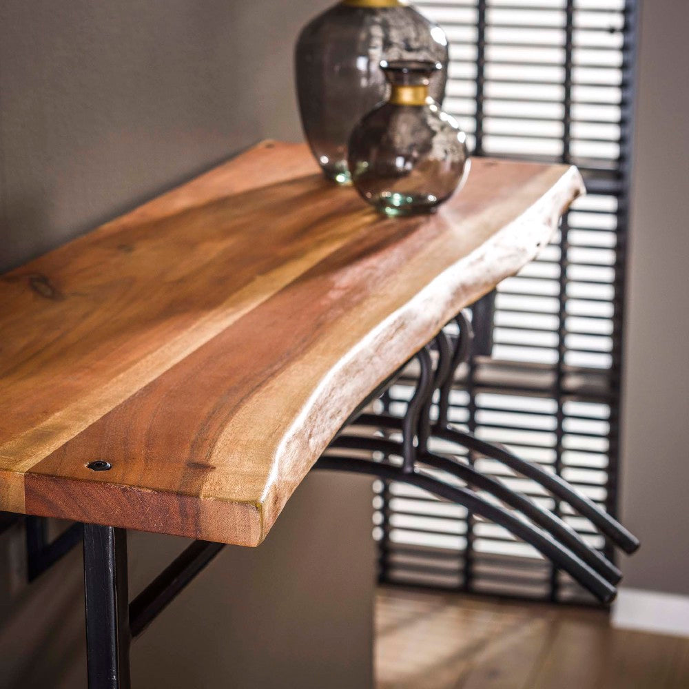 Coat Rack Elio HomeHaven Brown LxBxH 102x37x30 Acacia wood Nnb