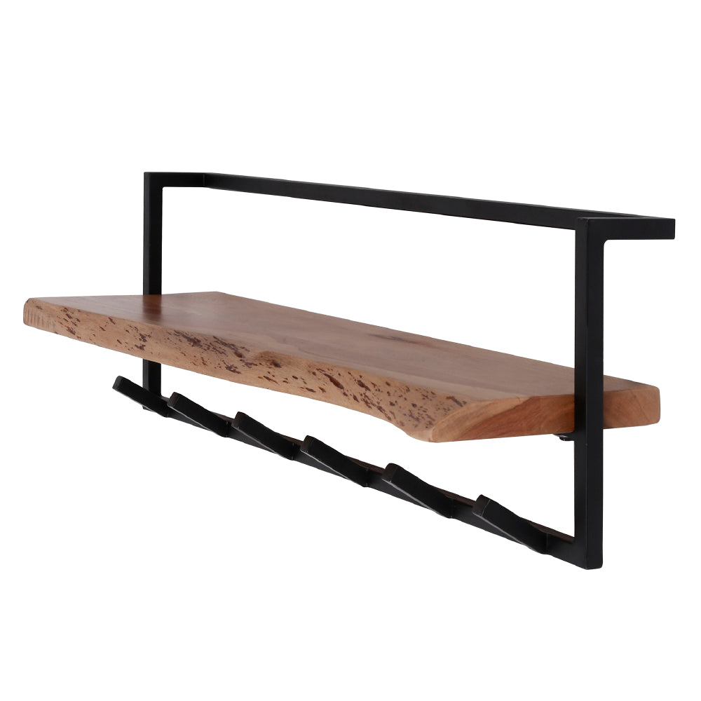 Coat Rack Elio HomeHaven Brown LxBxH 104x36x17 Acacia wood Nnb