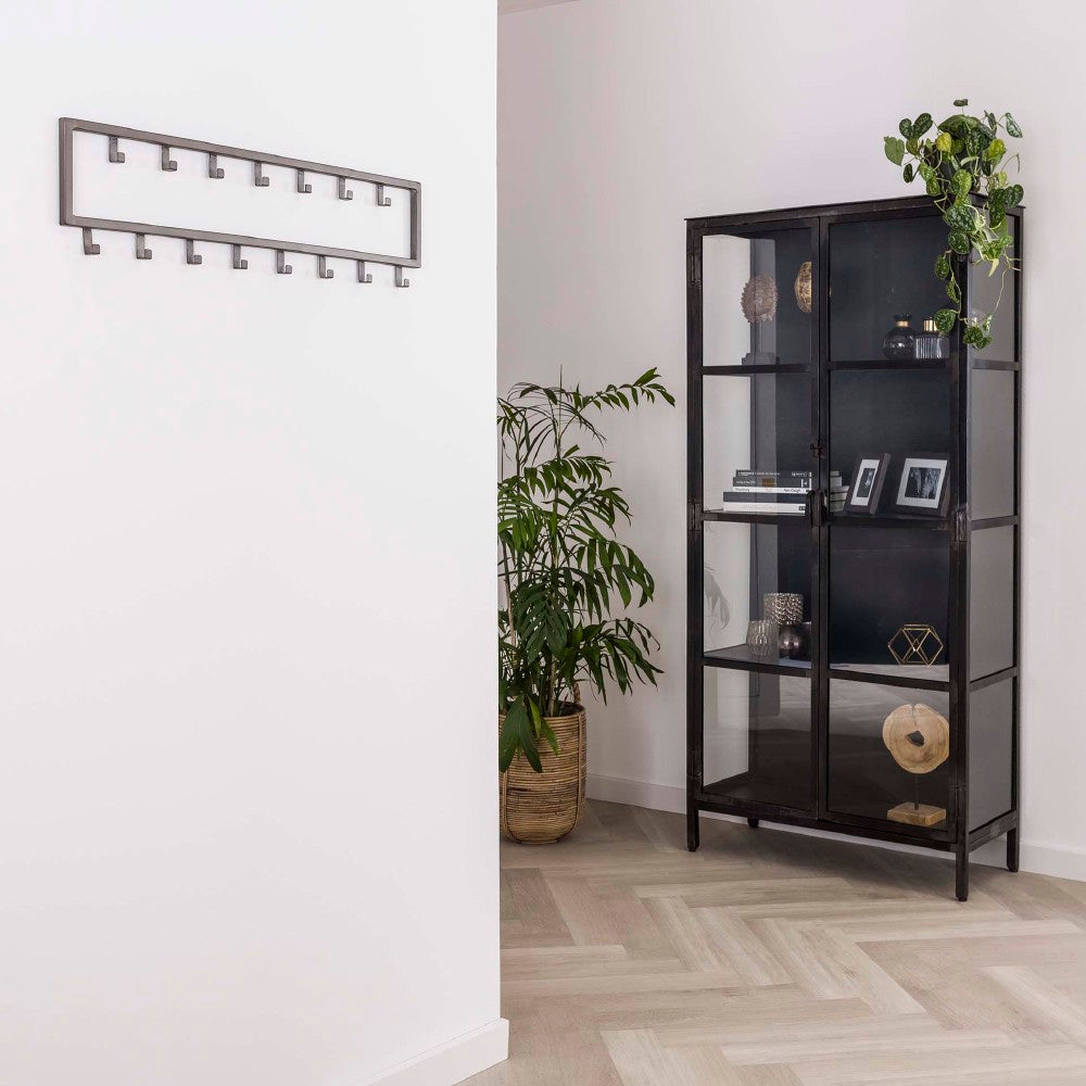 Coat Rack Kolby HomeHaven Grey LxBxH 81x23x4 Metal Nnb