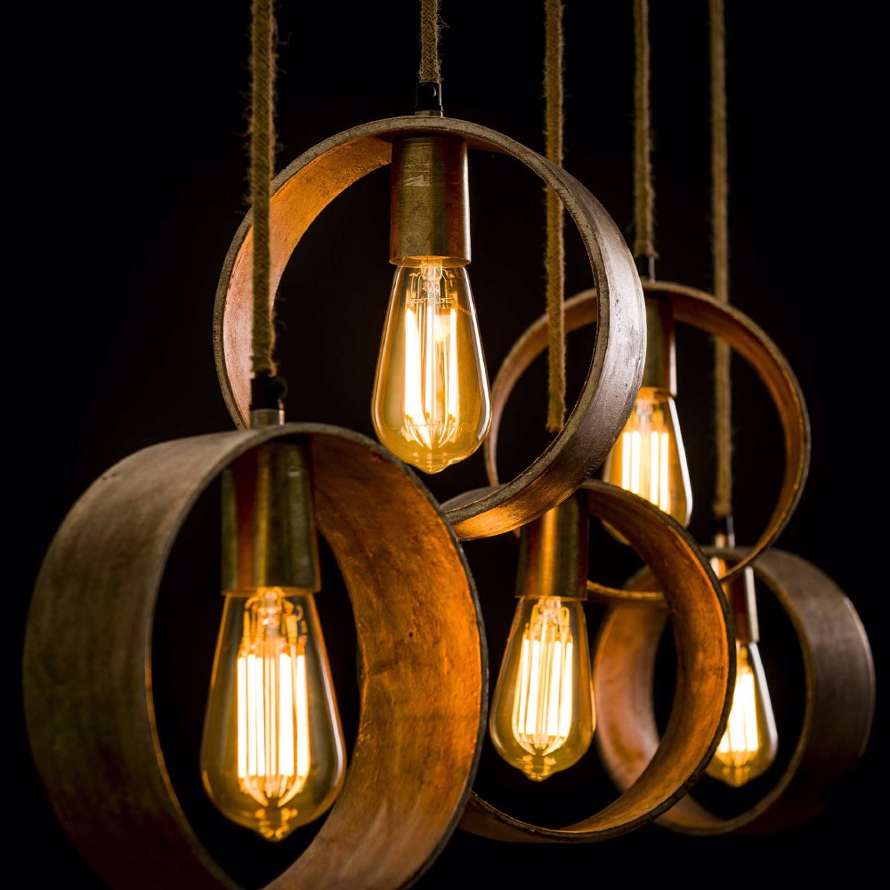 Pendant Light Rhett HomeHaven Anthracite LxBxH 112x25x18 Metal Nnb