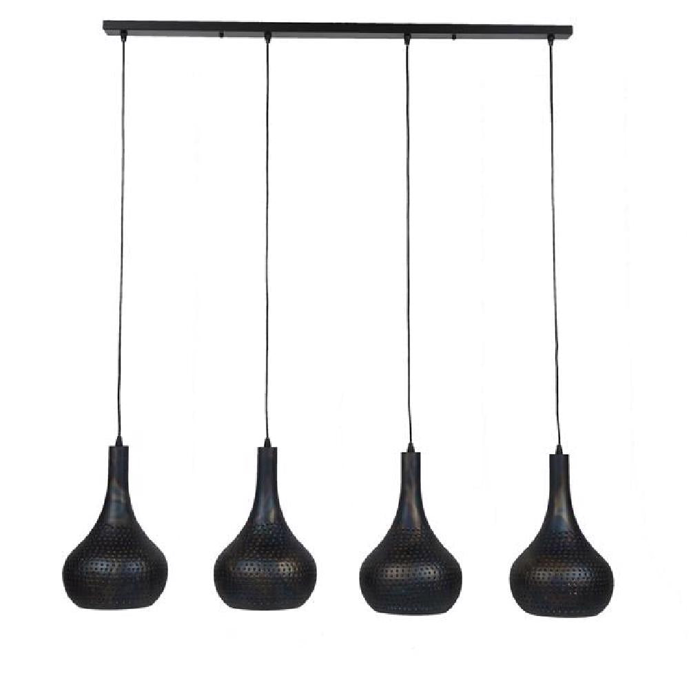 Pendant Light Kory HomeHaven Black LxBxH 123x45x28 Metal Nnb