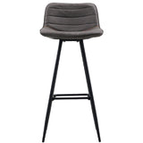 Bar Stool Jordan FavoFurn Anthracite LxBxH 84x54x49 Fabric Nnb