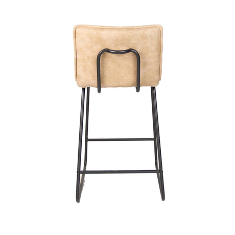 Bar Stool Jeremy FavoFurn Beige LxBxH 63x56x49 Fabric Nnb