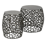 Side Table Jairo HomeHaven Silver LxBxH 52x52x47 Aluminium Nnb