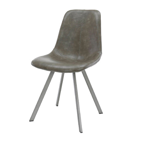 Dining Chair Jagger HomeHaven Taupe LxBxH 65x60x50 Artificial leather Nnb