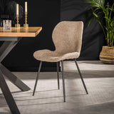 Dining Chair Ingo HomeHaven Beige Boucle Nnb