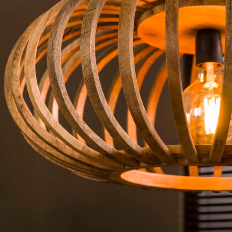 Pendant Light Joss HomeHaven Brown LxBxH 79x79x41 Mango wood Nnb