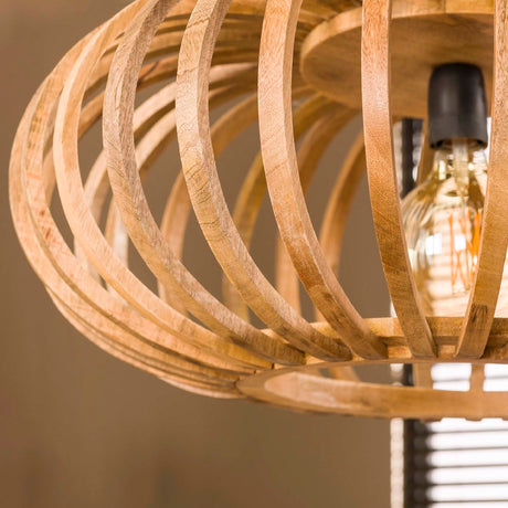 Pendant Light Joss HomeHaven Brown LxBxH 79x79x41 Mango wood Nnb